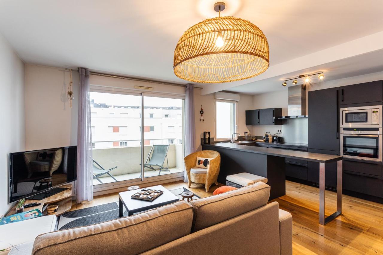 Le Vilona - T3 Moderne Avec Parking Prive Apartment แรนส์ ภายนอก รูปภาพ