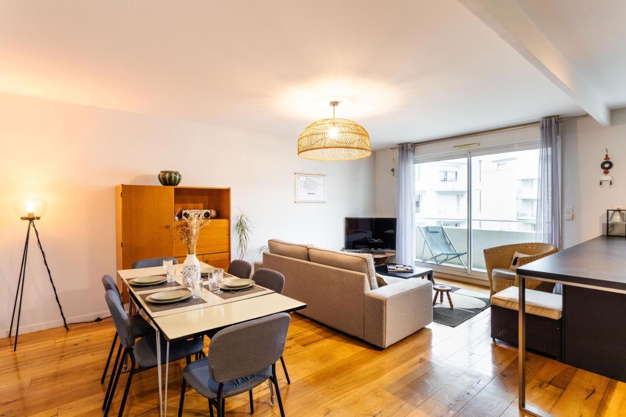 Le Vilona - T3 Moderne Avec Parking Prive Apartment แรนส์ ภายนอก รูปภาพ