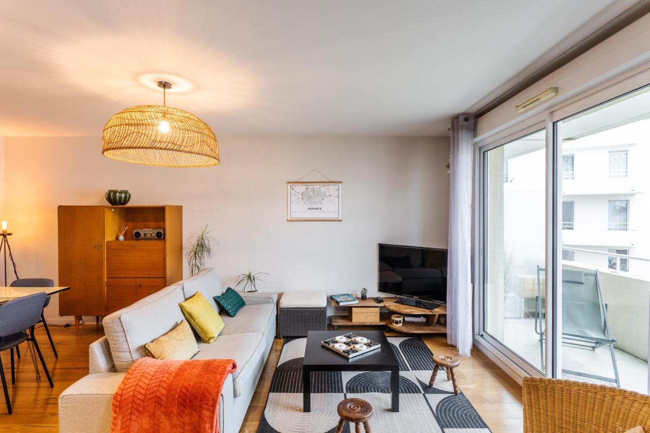 Le Vilona - T3 Moderne Avec Parking Prive Apartment แรนส์ ภายนอก รูปภาพ